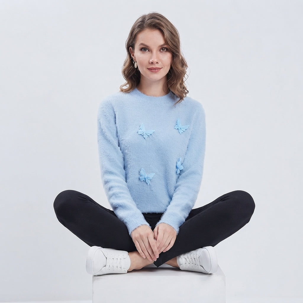 Enchanted Butterfly Knit Top (VG-2229)