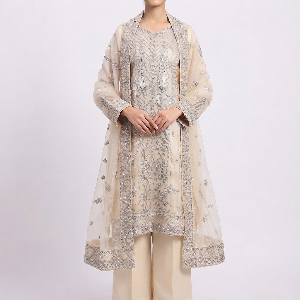Sequin Overcoat Suit (BZ-87)