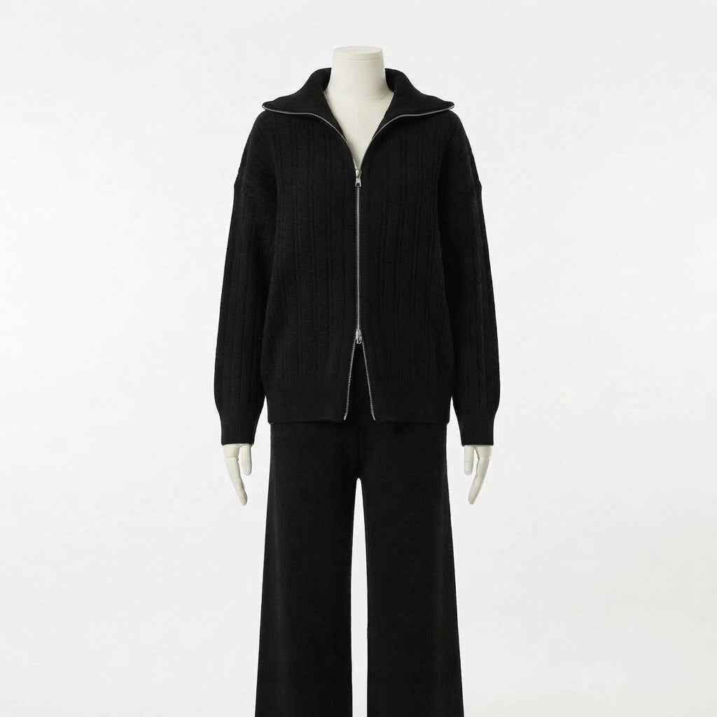 Ethereal Knit Zip Set (VG-1982)