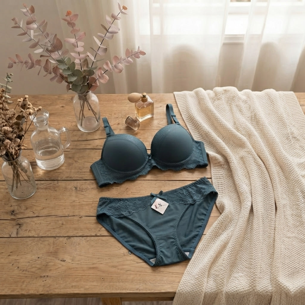 Velvet Lace Dream Set Bra (DXB1308)