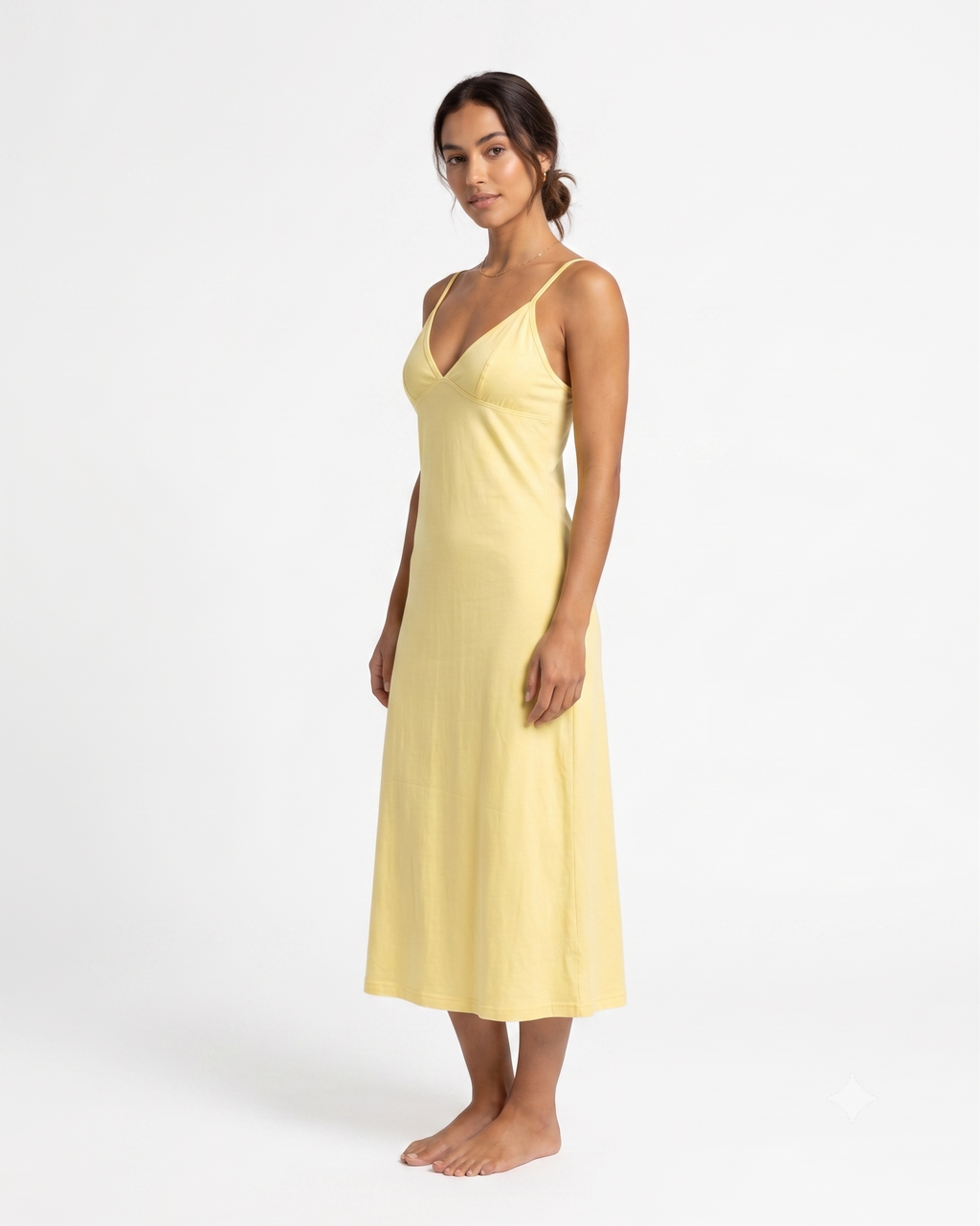 Yellow Long Nightie