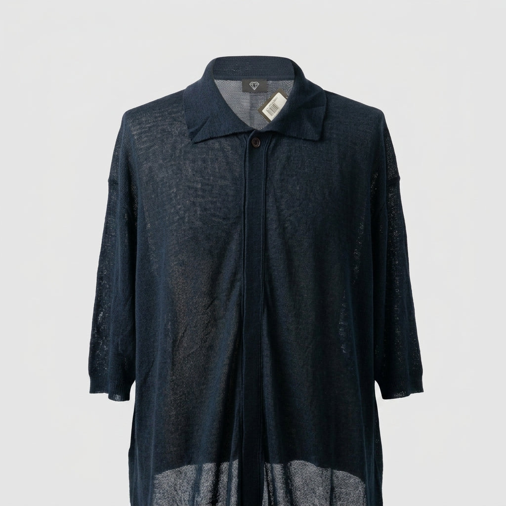 Fine Knit Collared Top (2B)