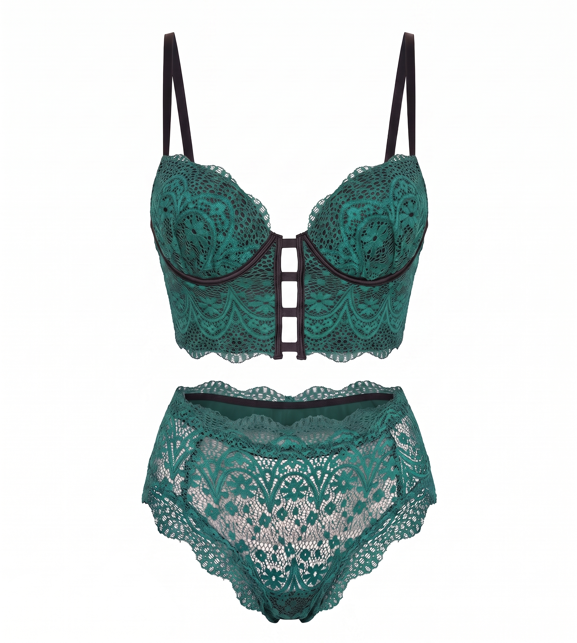2-Piece High-Waist Brief Set