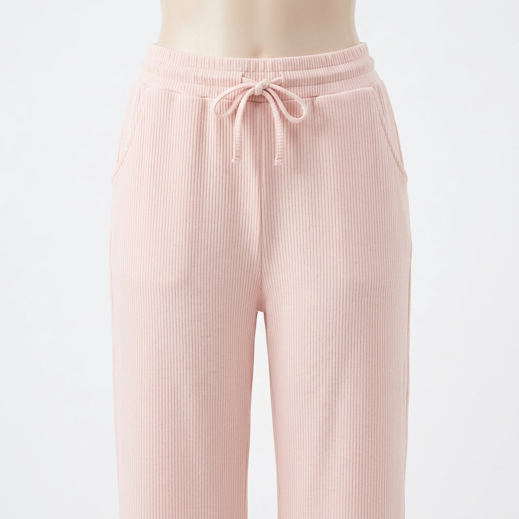 Trendy Ribbed Lounge Co-Ord (F-43)