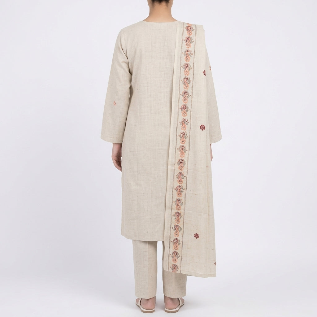 Botanical Khaddar Drape (BM-30)