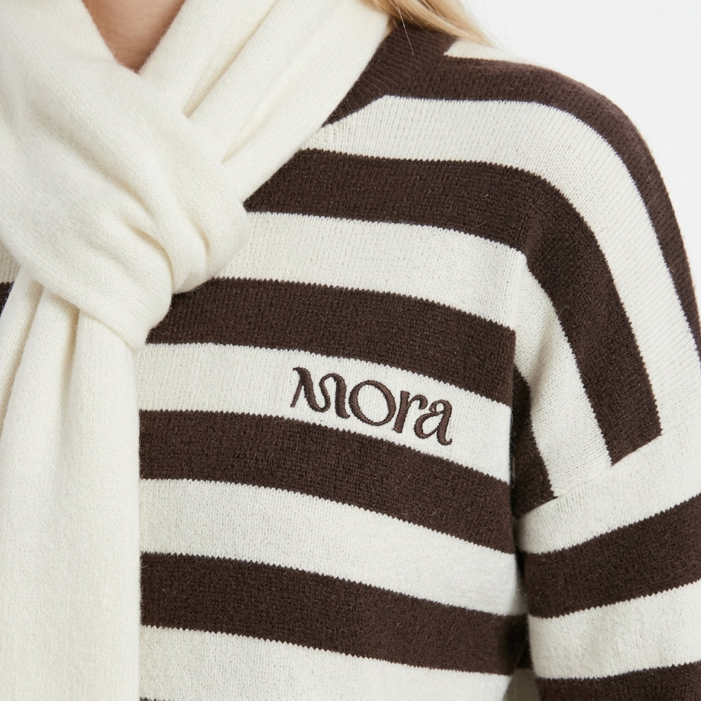 Monochrome Stripe Drape (VG2132)
