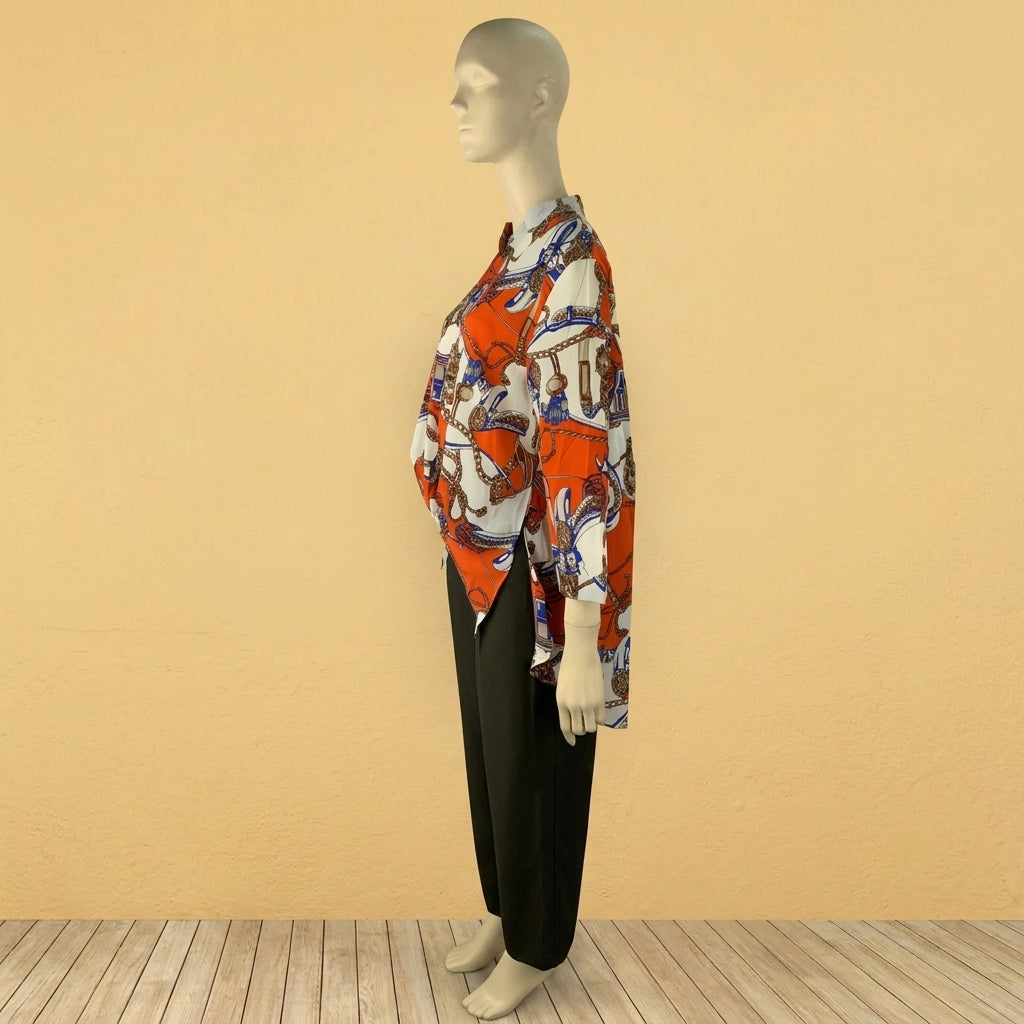 Collar Printed Shirt