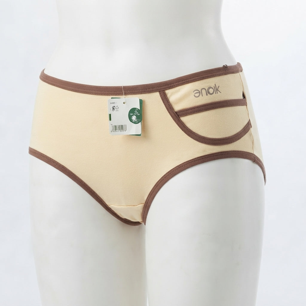 Dual-Tone Accent Panties (1507)