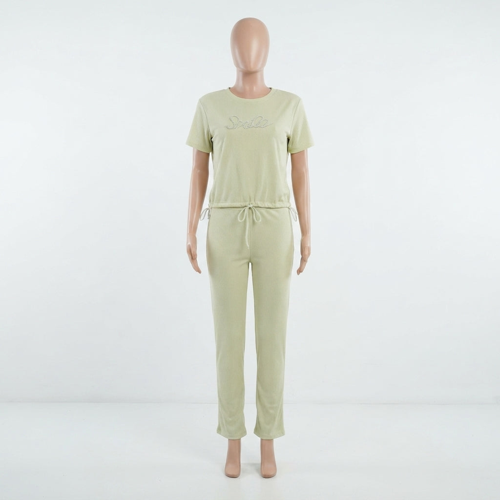 Smile Knit Lounge Set (F-52)