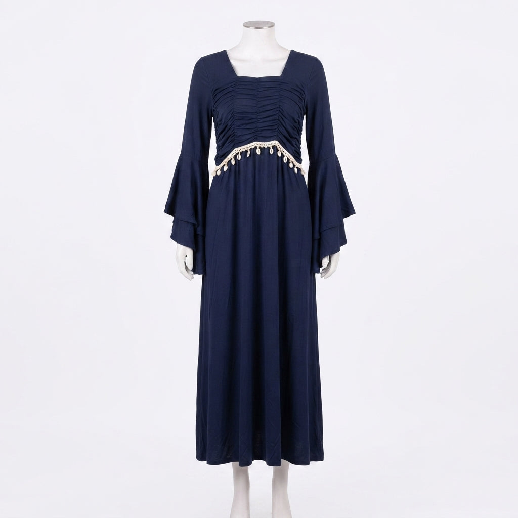 Bohemian Bell-Sleeve Maxi (A-244)