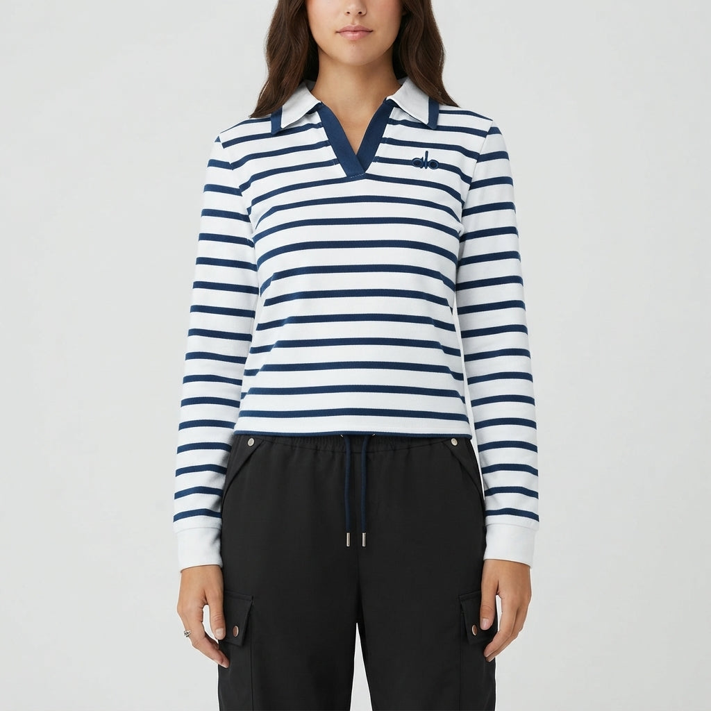 Monochrome Stripe Polo (1527)