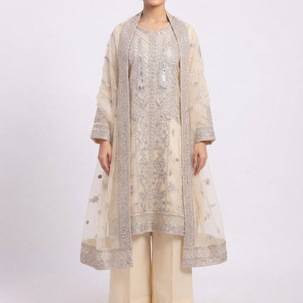 Sequin Overcoat Suit (BZ-87)