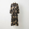 Floral Print Maxi Dress (A-215)