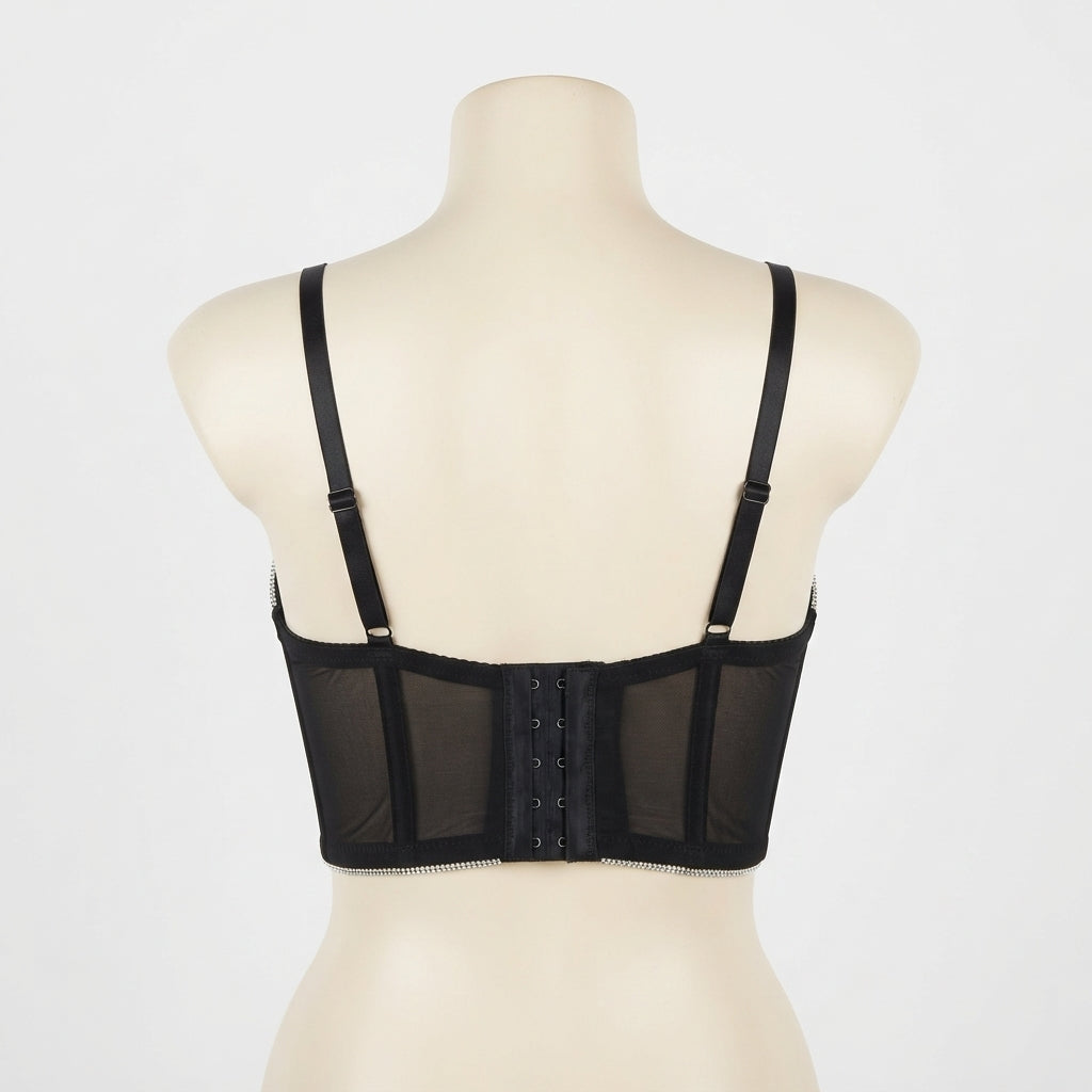 Glamorous Rhinestone Party Bralette (25600)