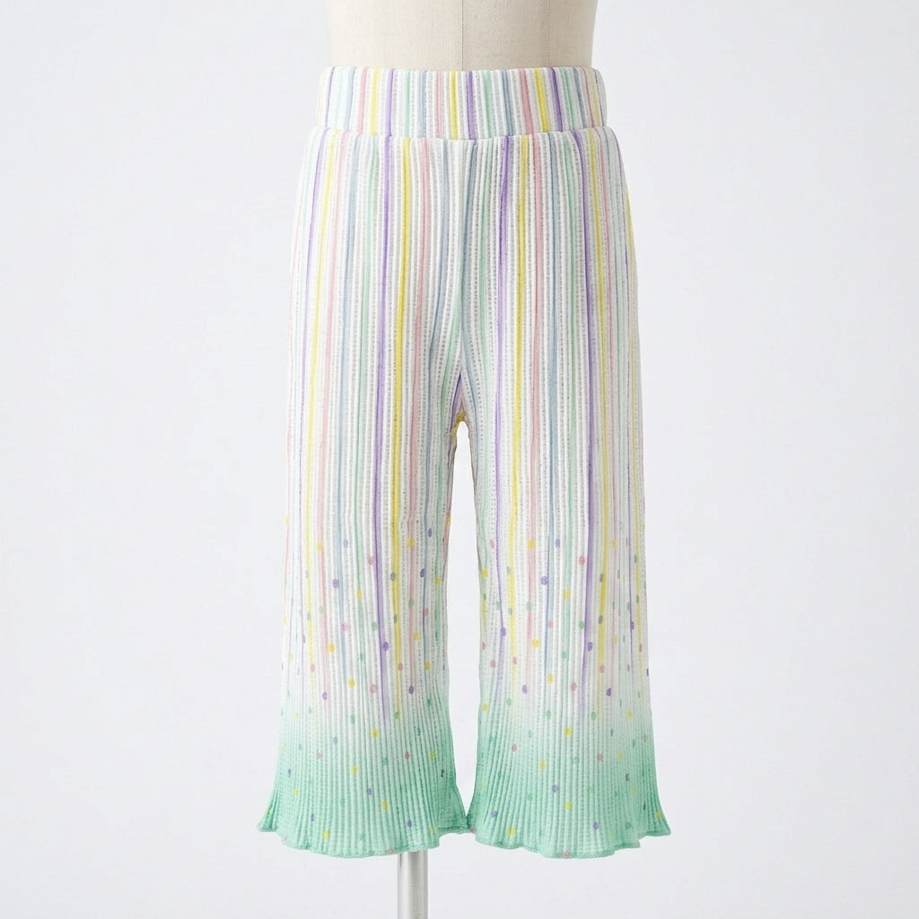 Girls Lace Hem Flare Co-ord Set  Kids 2Pc Codset