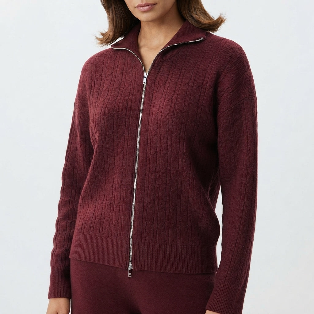 Ethereal Knit Zip Set (VG-1982)