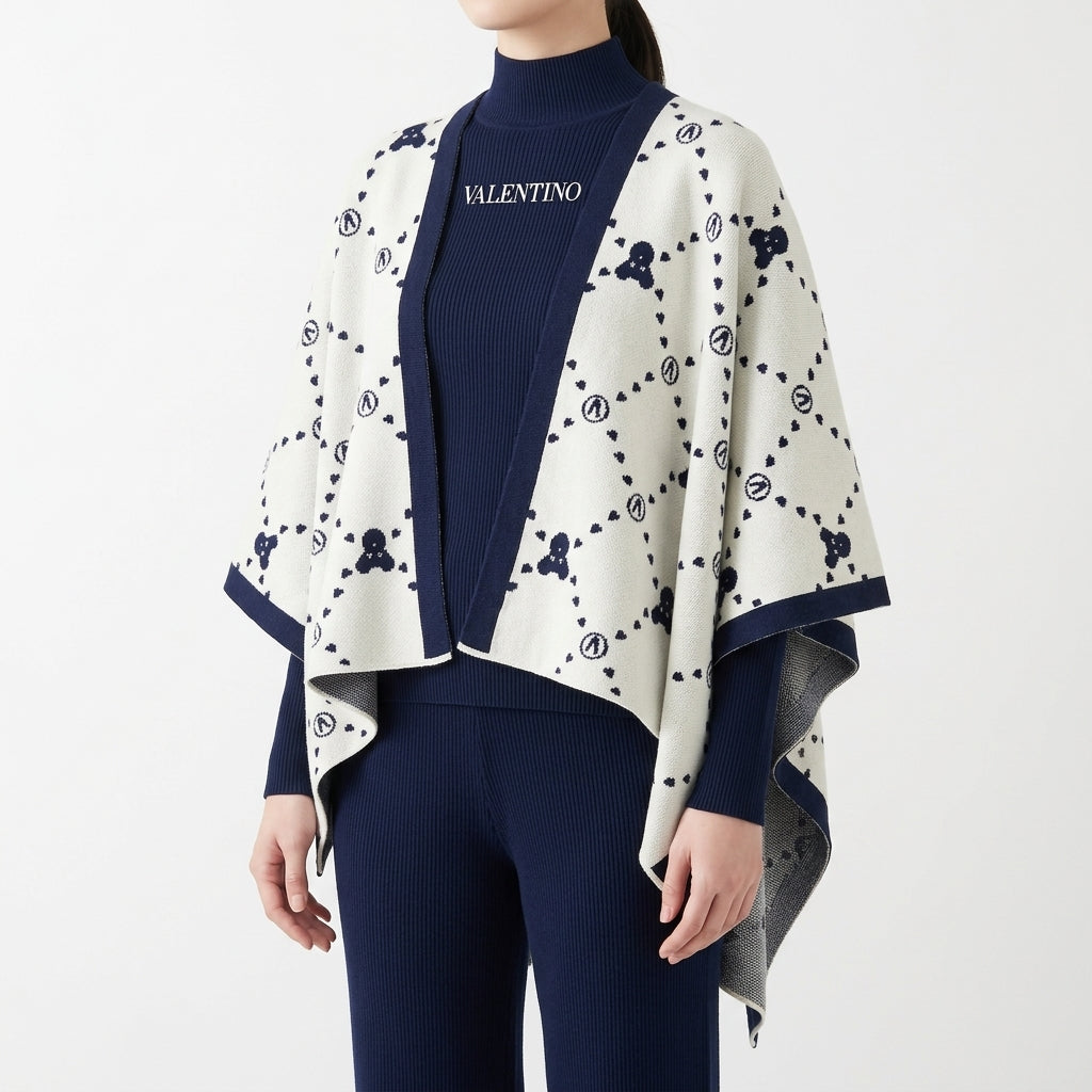 Monogram Poncho Set (VG-2274)