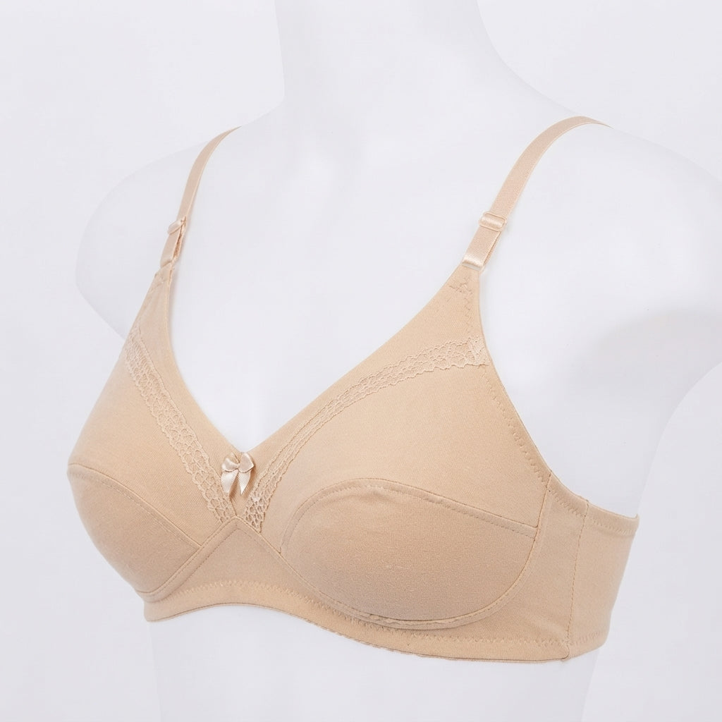 Lace-Trim Contour Bra (123)