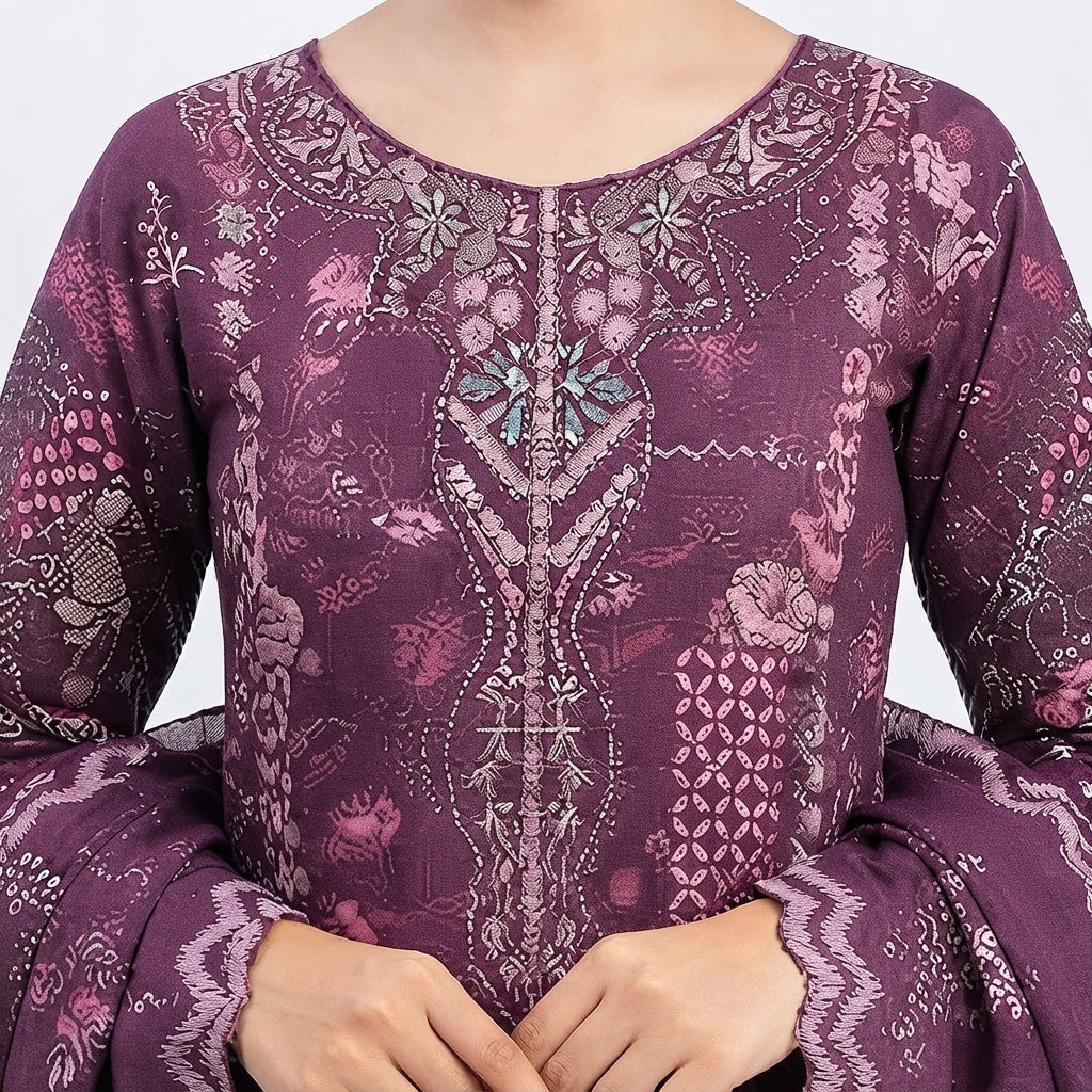Regal Scallop Hem Ensemble (ZN-06)
