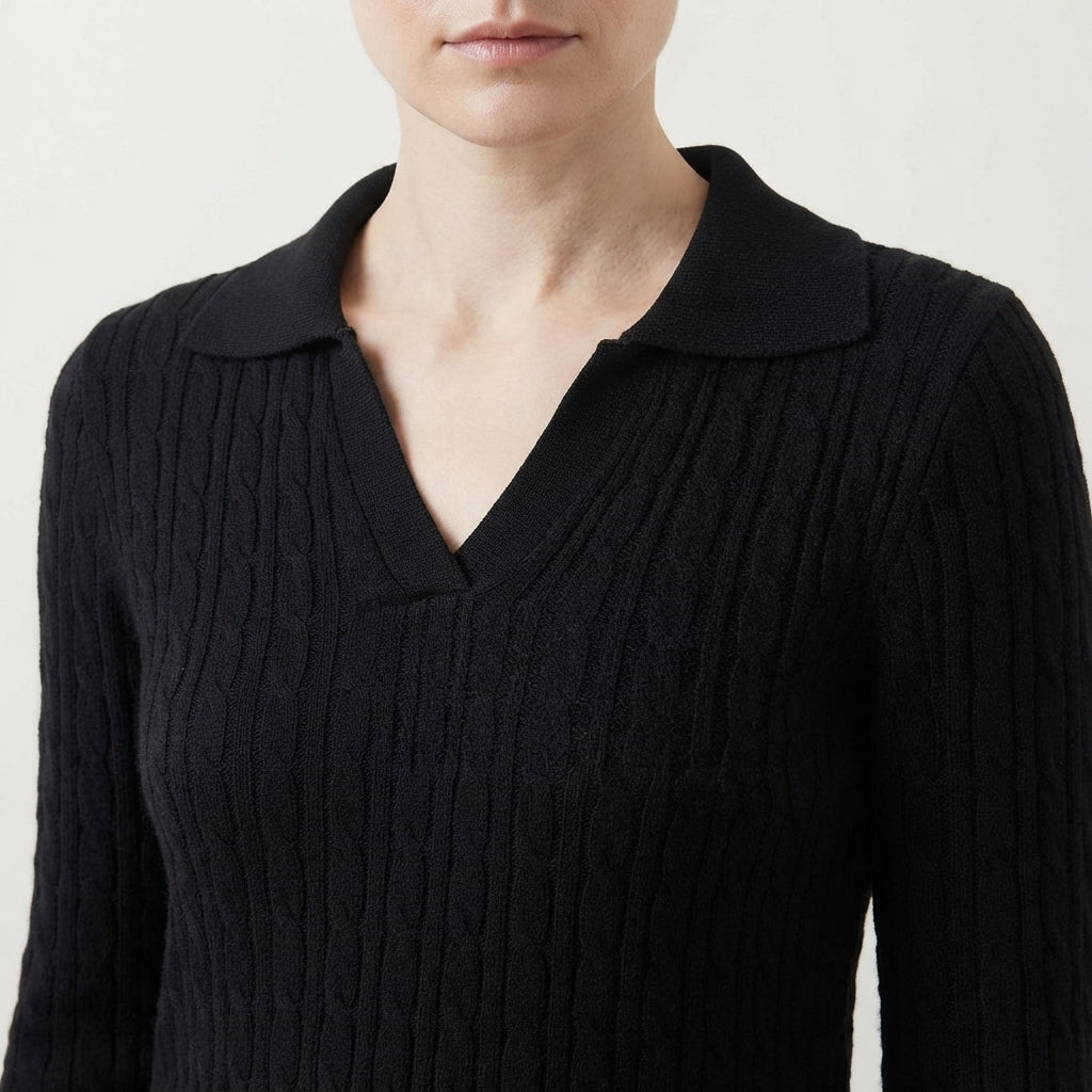 Whispering Contrast Top (S-158)