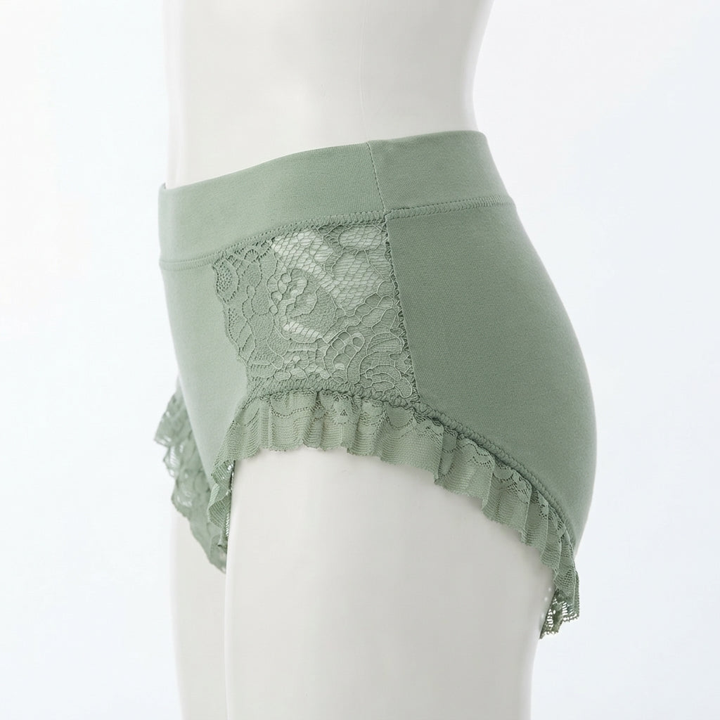 Lace Trim Aura Fit (P-07)