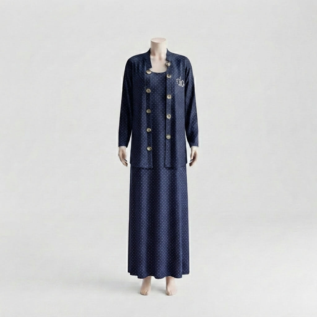 Polka Dot Maxi Set (2050)