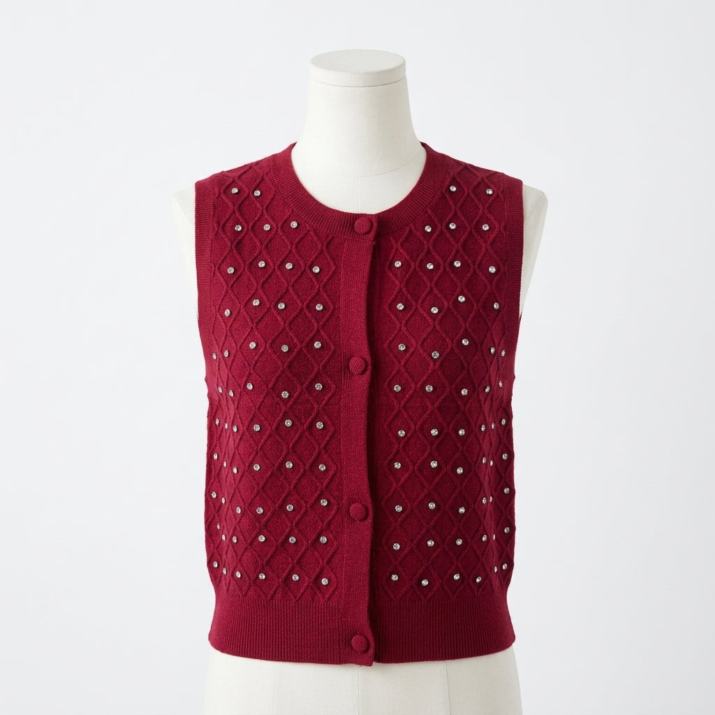 Embellished Cardigan Set (2068)