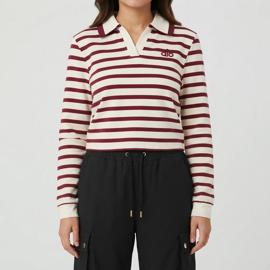 Monochrome Stripe Polo (1527)