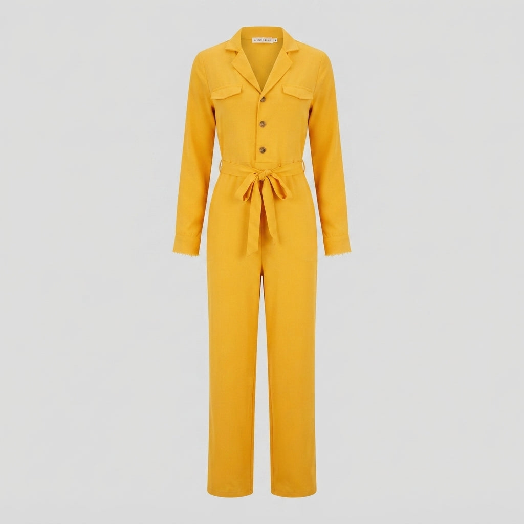 Sleek Utility Jumpsuit