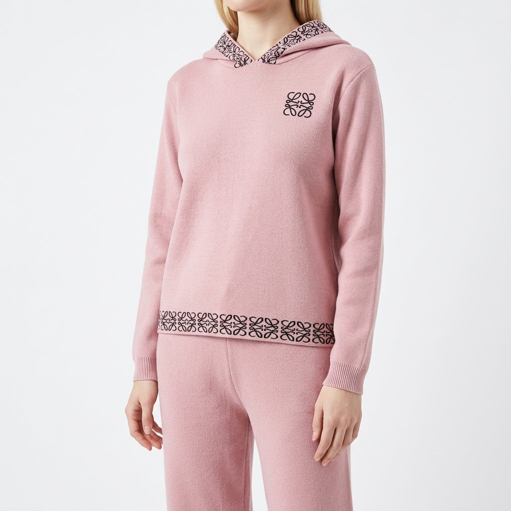 Hooded Monogram Knit (VG-2128)