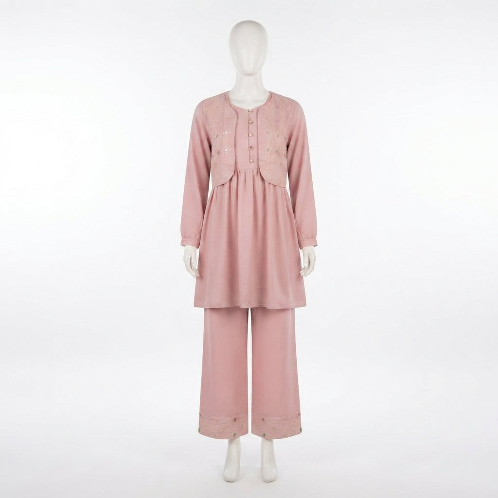 Waistcoat Kurti Set (VG-1674)