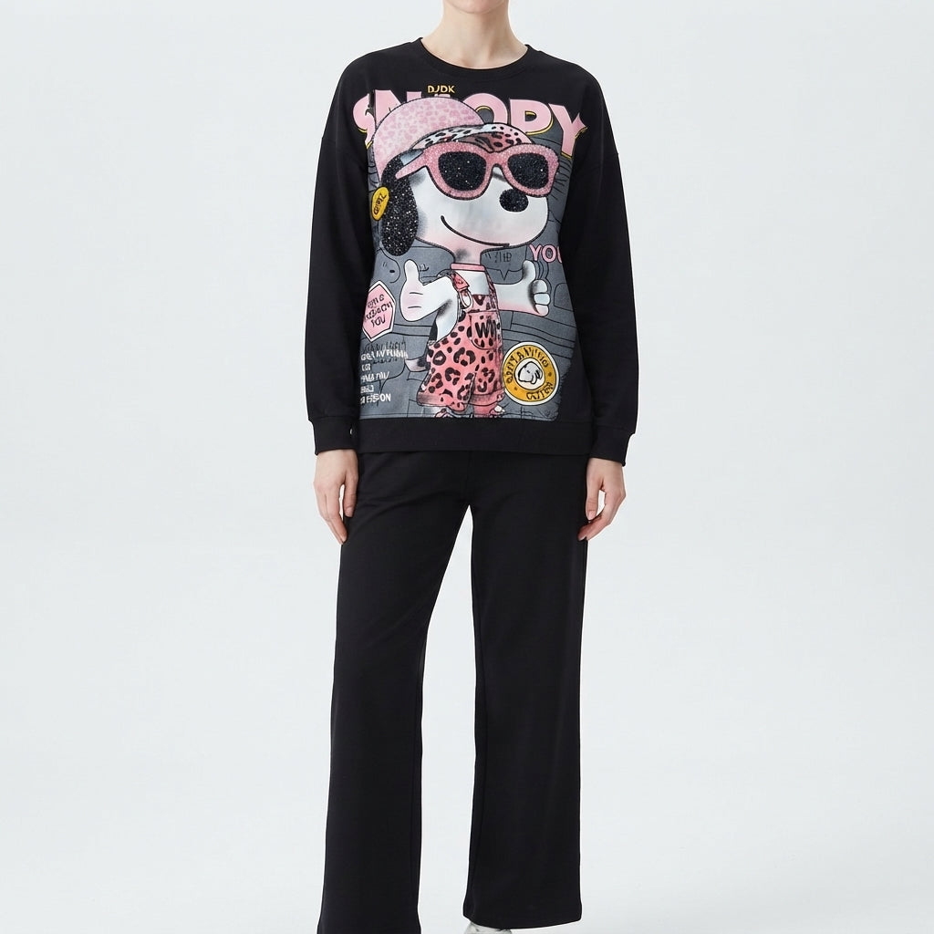 Funky Sweatshirt Ensemble (7168-1)