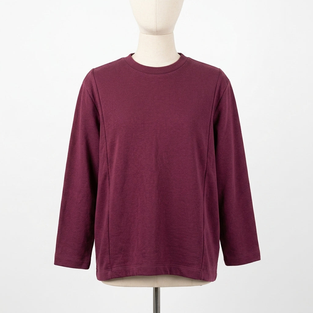 Relaxed Fit Long-Sleeve Pullover