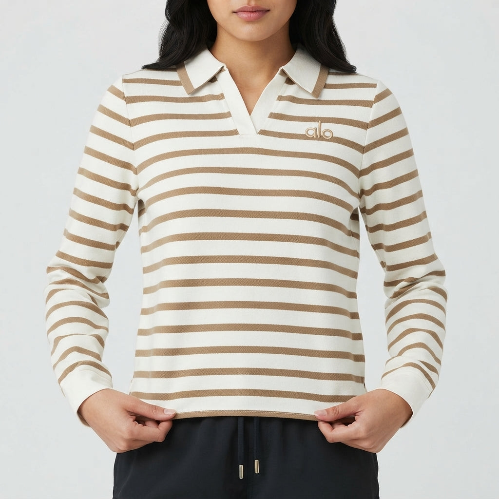 Monochrome Stripe Polo (1527)