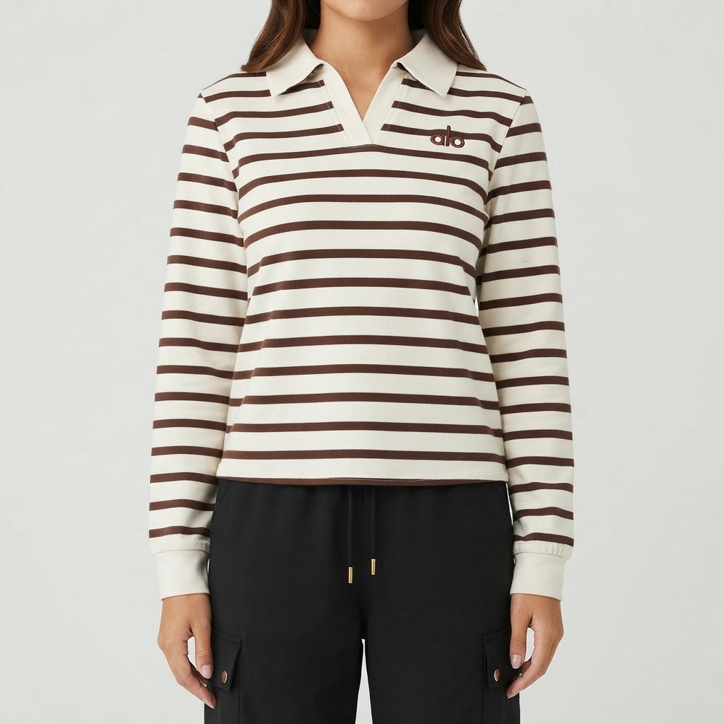 Monochrome Stripe Polo (1527)