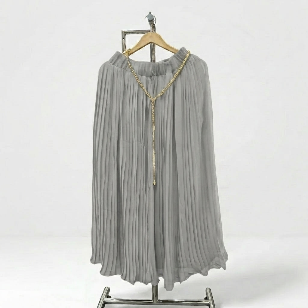 Georgette Plain Skirt