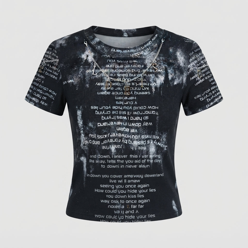 Script Print Track Suit
