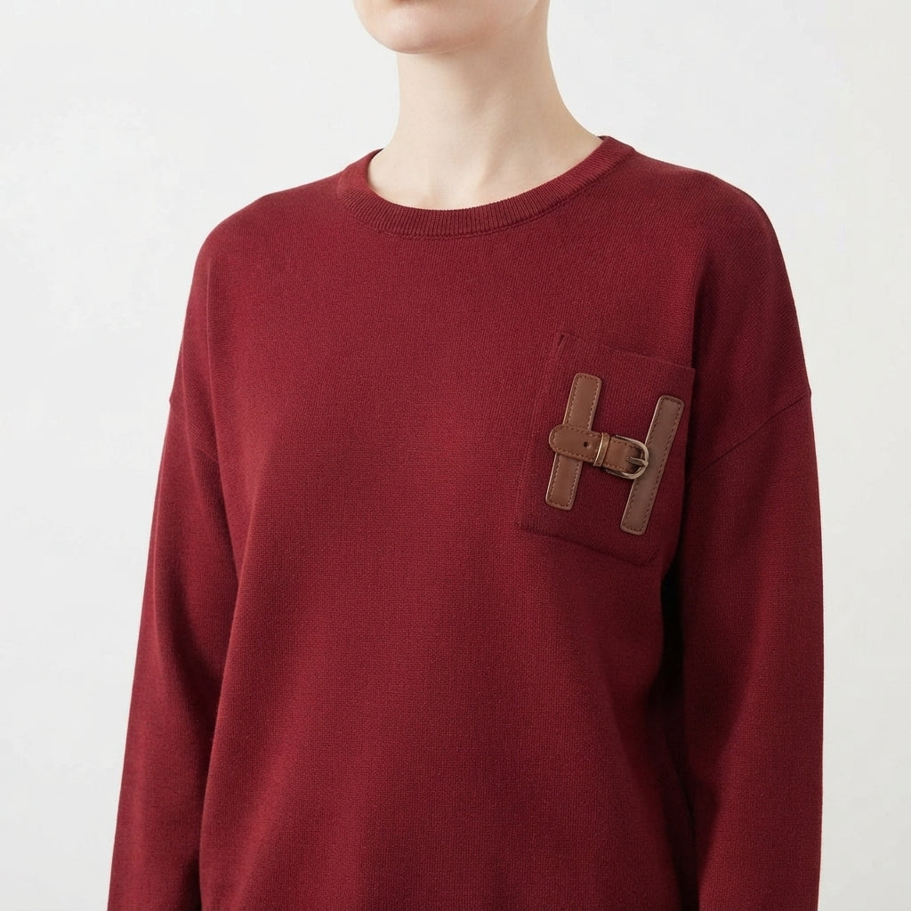 Buckle Pocket Pullover (S-168)