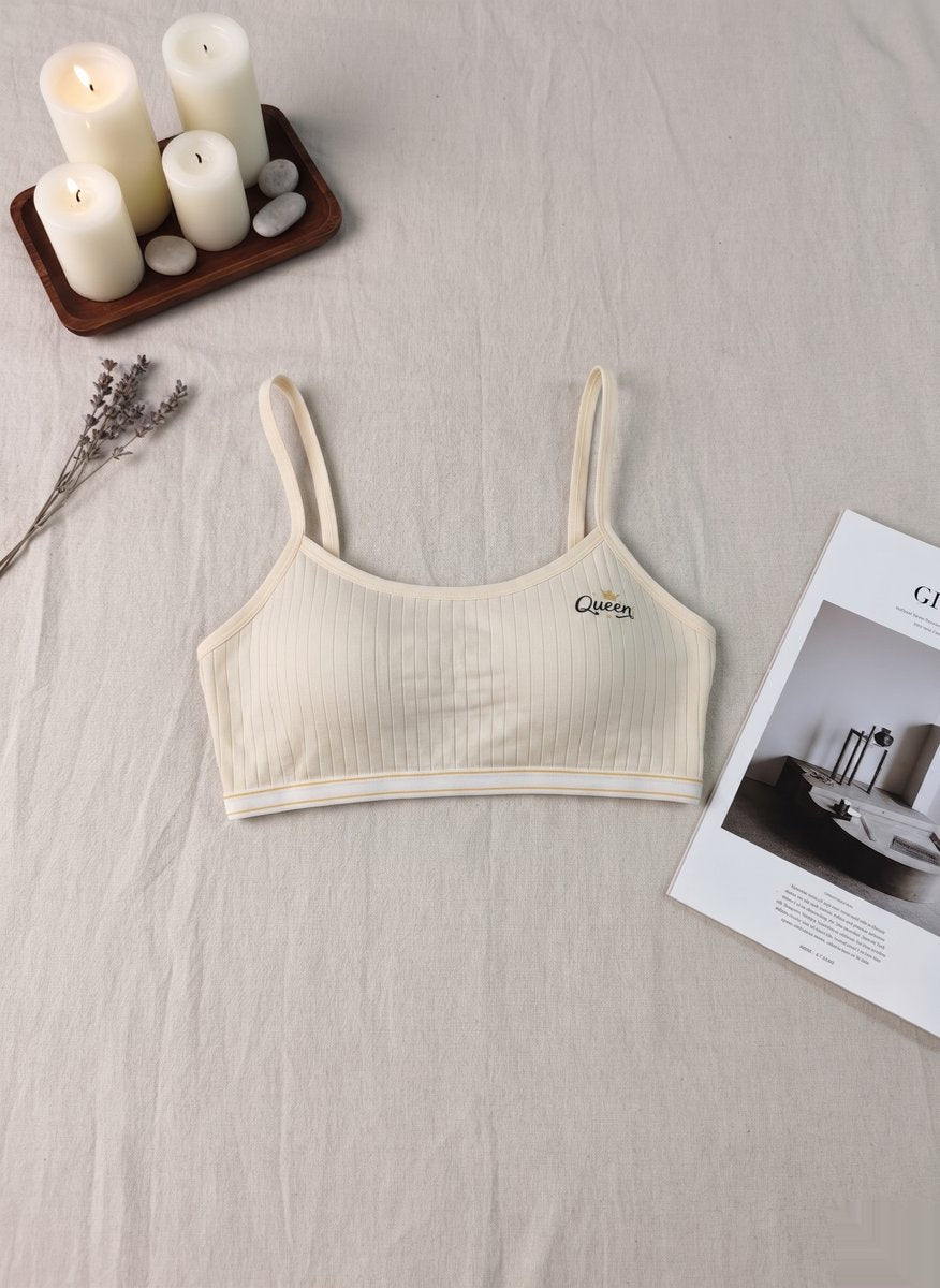 Crossback Sport Support Bra - Beige