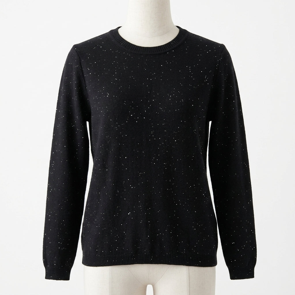 Shimmer Crew Neck Sweater (K5071)