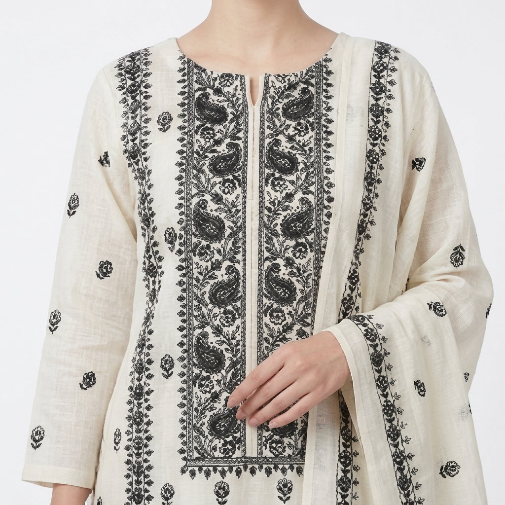 Khaddar Motif Outfit (BM-91)