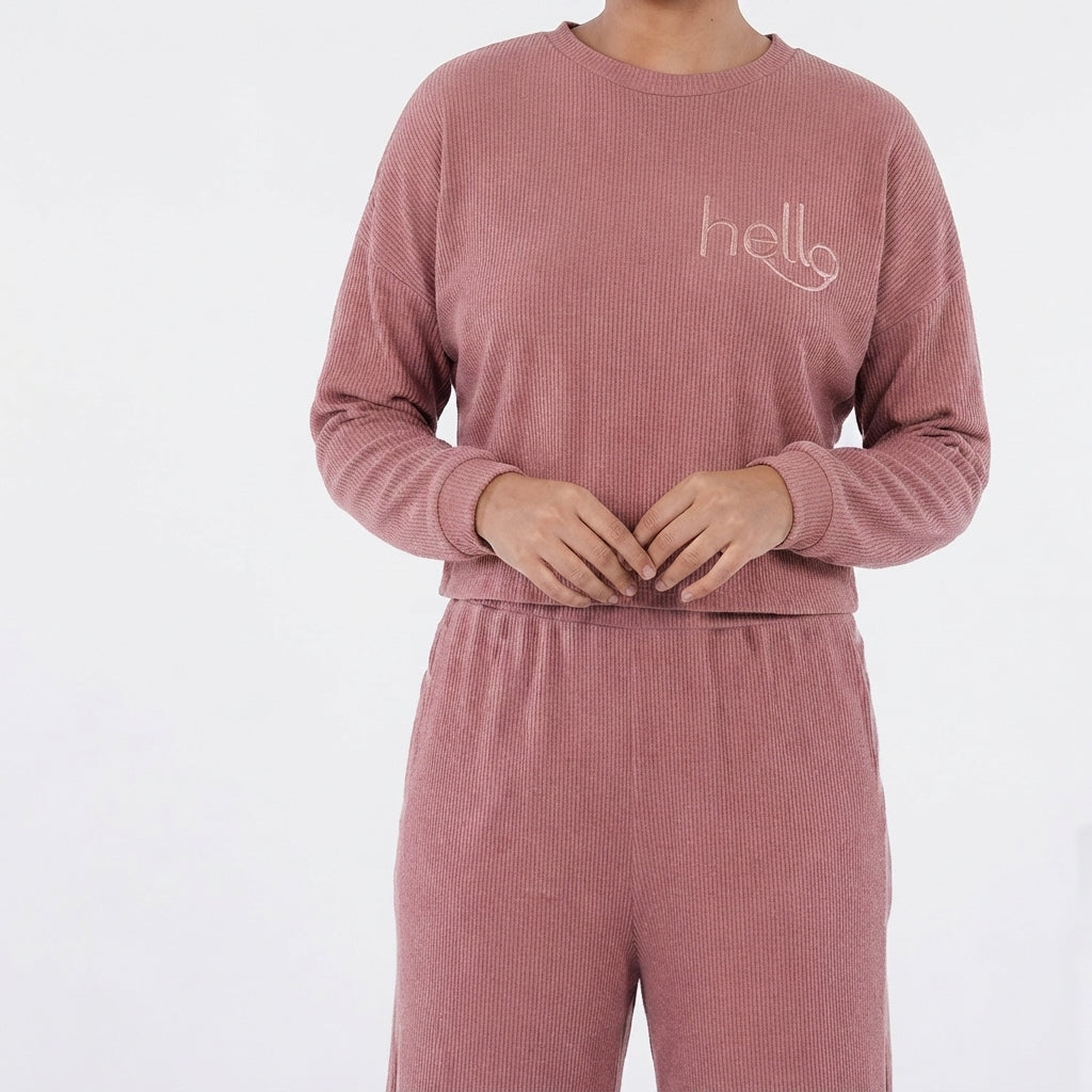 Ribbed Hello Co-Ord Set (VG-1186)