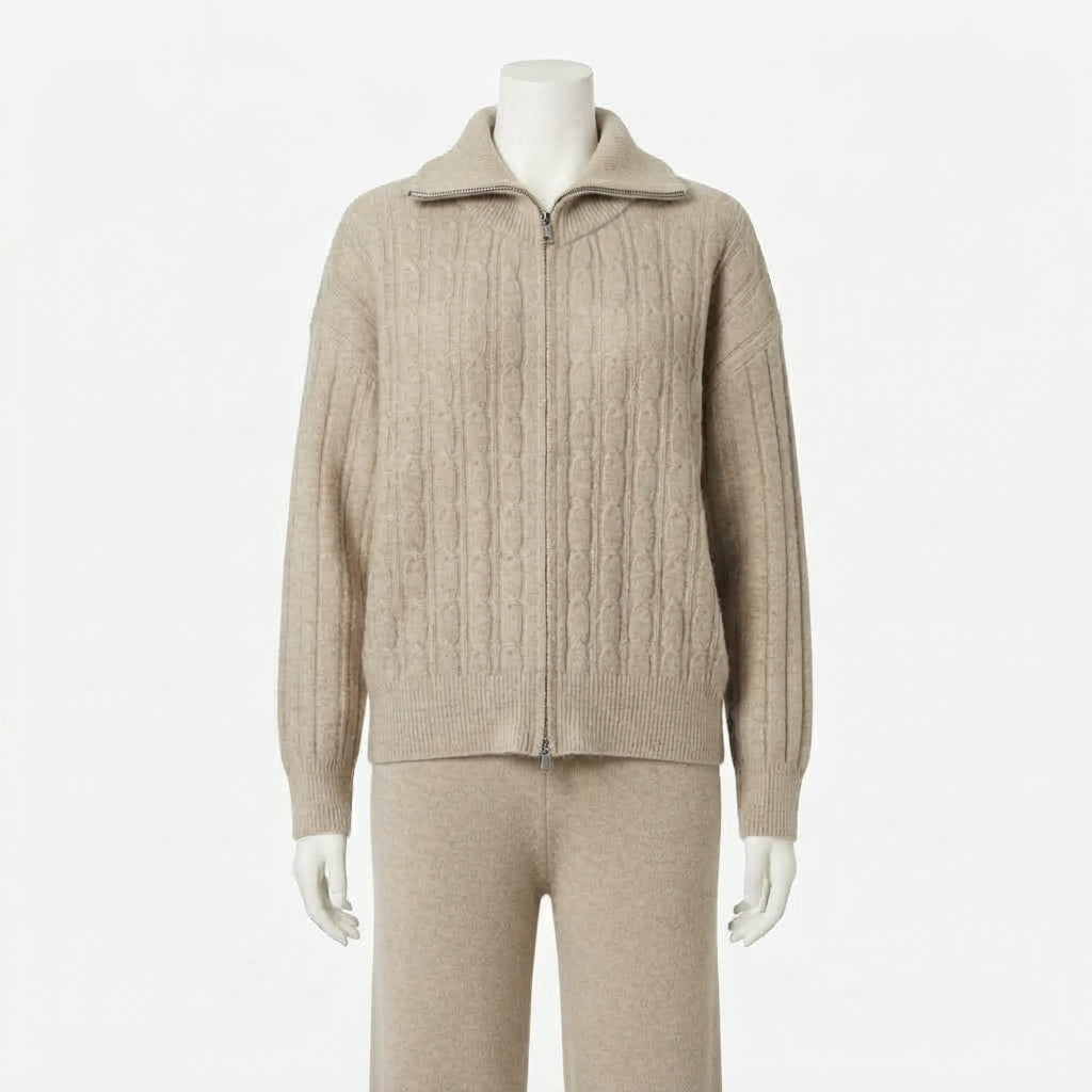Ethereal Knit Zip Set (VG-1982)