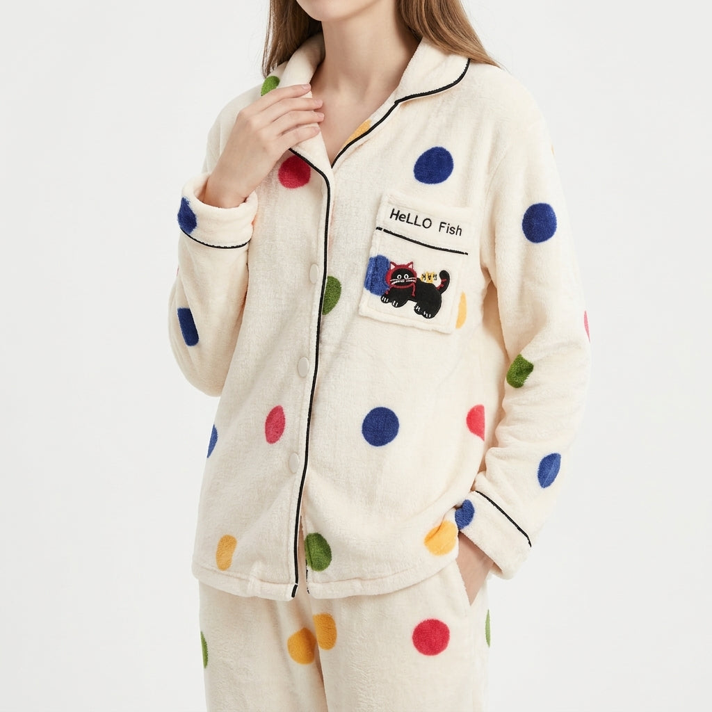 Polka Fleece Ensemble (8809)