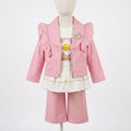 Pink Sunflower Ruffle Set (D4801)