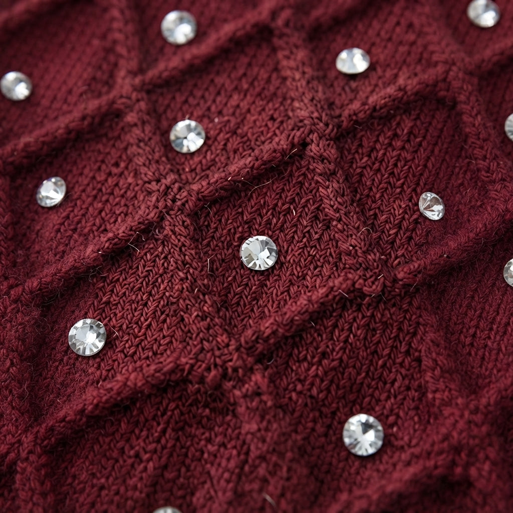 Embellished Cardigan Set (2068)