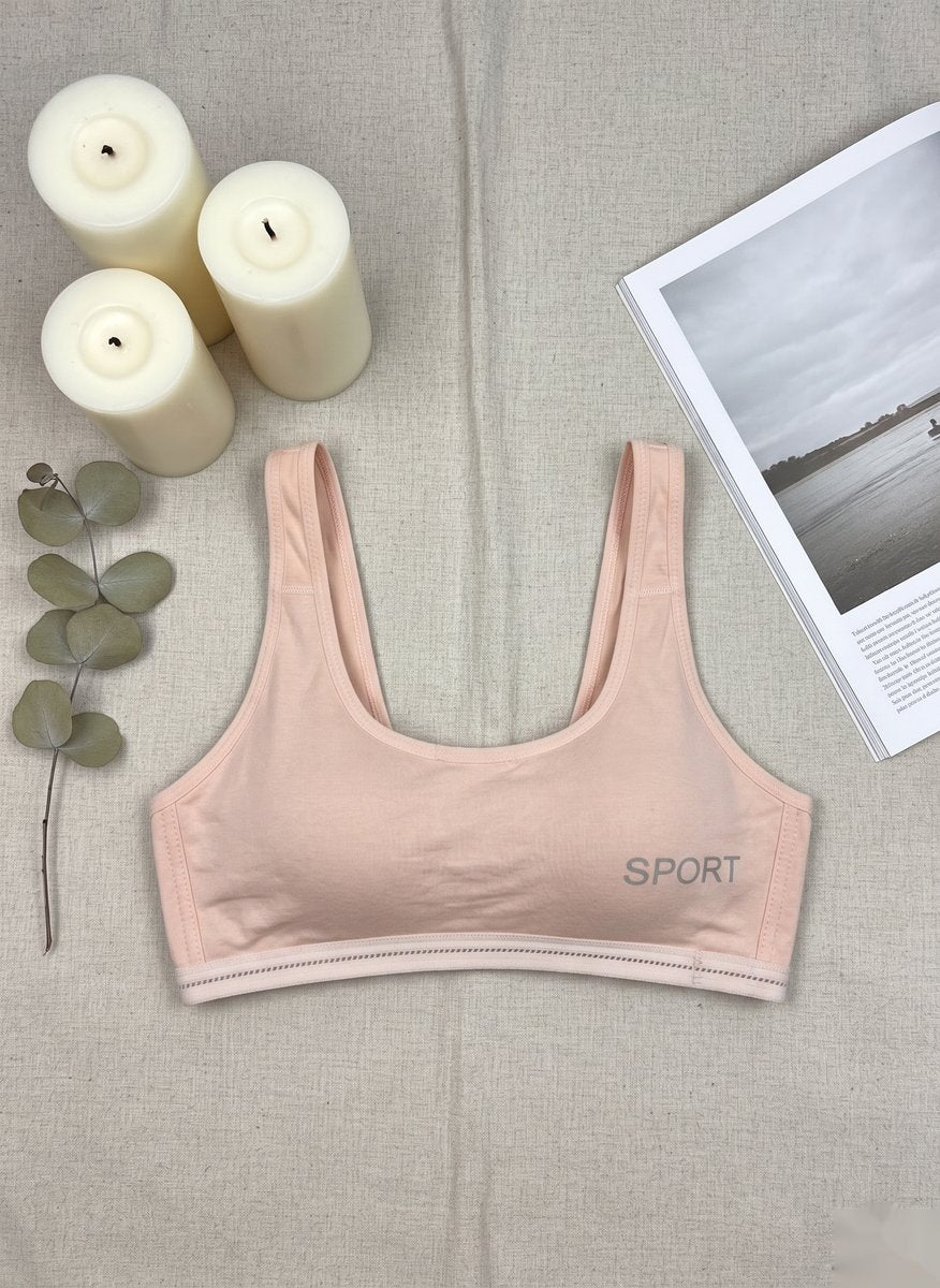 Sport Fit Active Bra - Nude