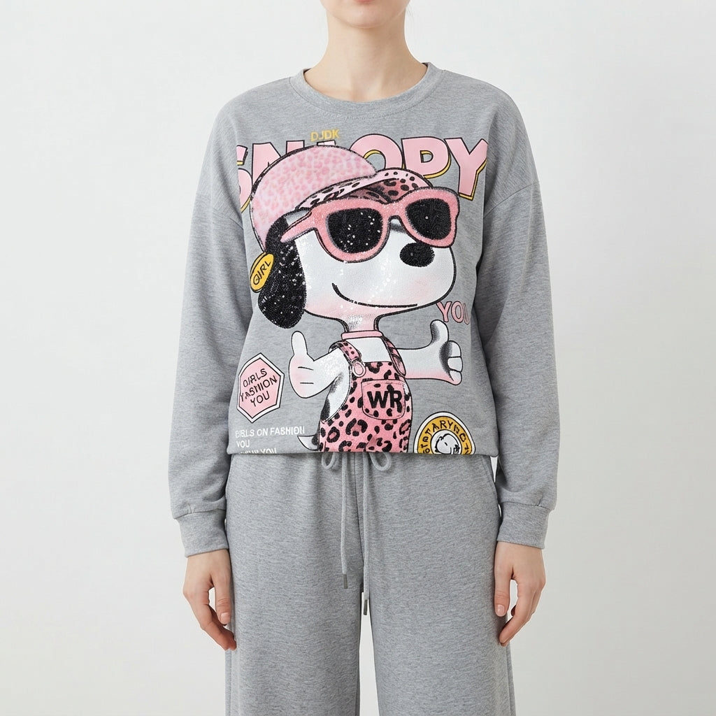 Funky Sweatshirt Ensemble (7168-1)