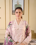 3-Piece Blush Blossom Embroidered Tunic Set