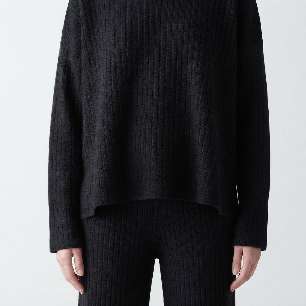 Ribbed Knit Lounge Set (VG-2169)
